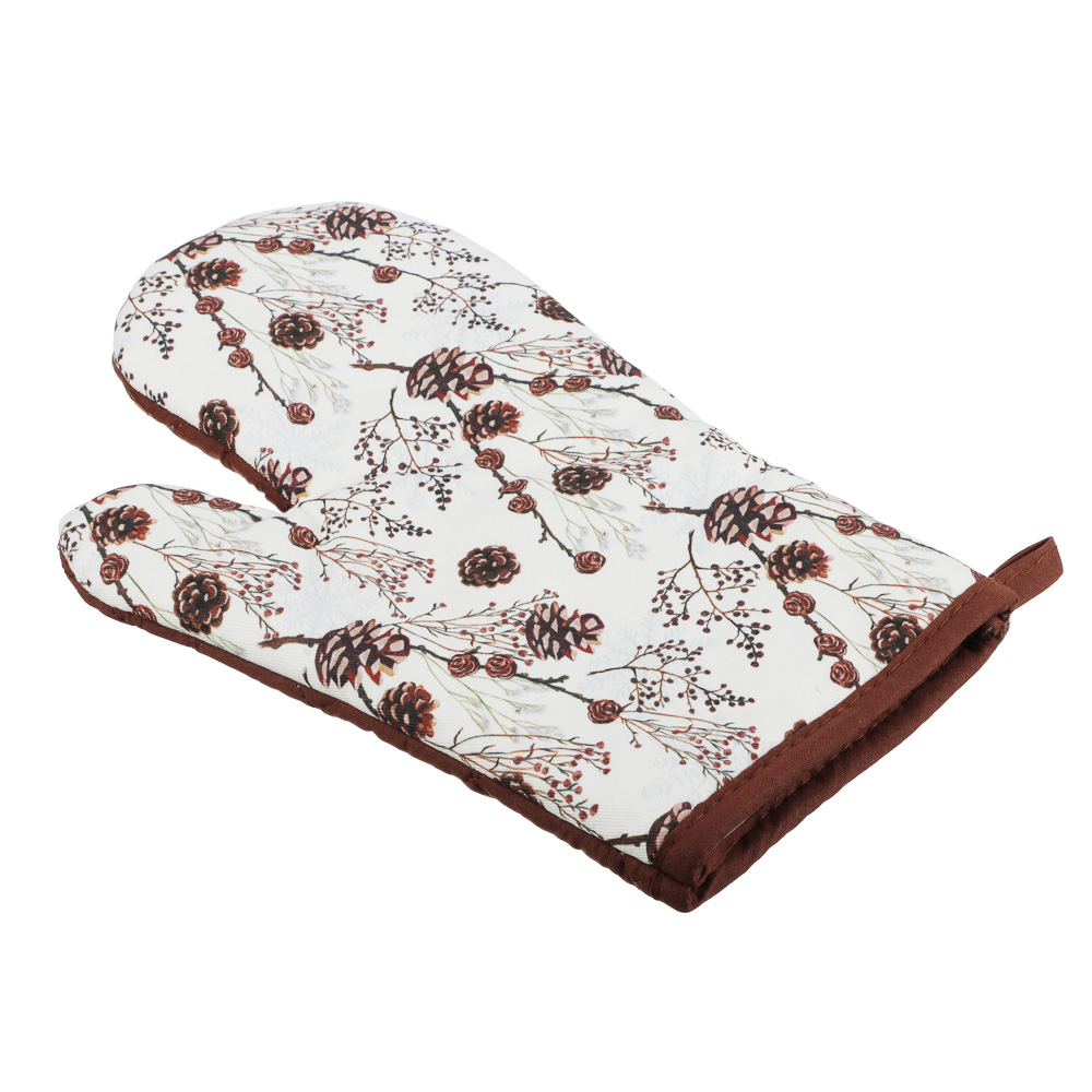 PROVANCE Фелиз Прихватка-варежка, 100% хлопок, 17х28см, шишки, арт.№ 492-239