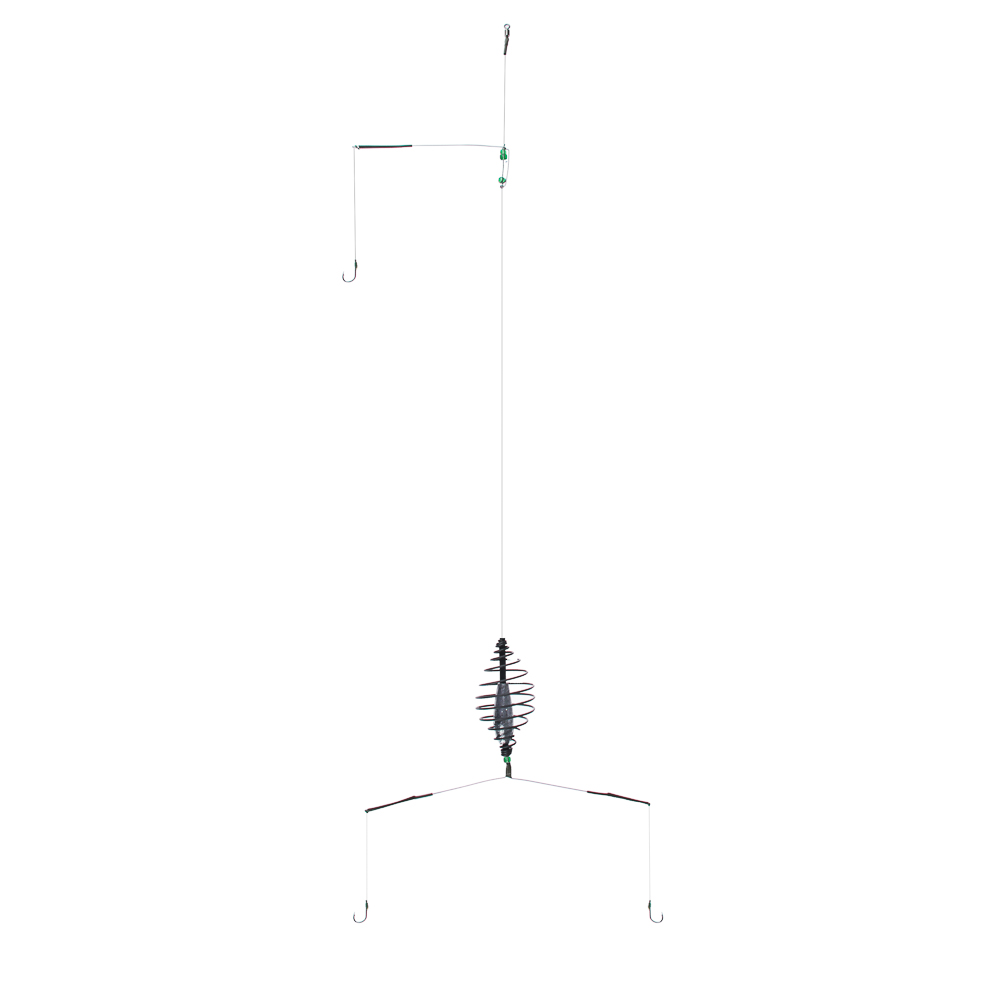 Оснастка донная c 3 крючками и кормушкой тм AZOR FISHING, 5 видов, арт.№ 137-039