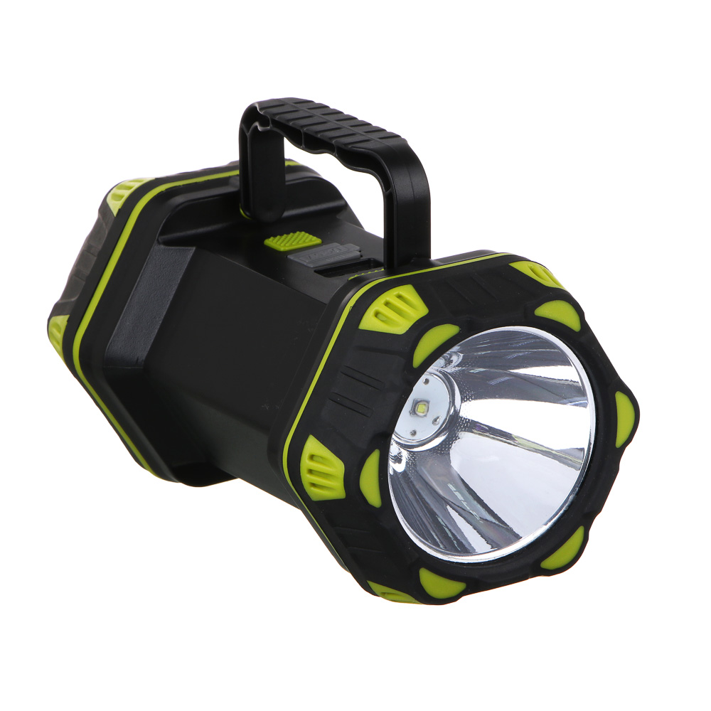 ЕРМАК Фонарь-прожектор, 8 режимов, 4800мАч, красный свет, арт.№ 223-008