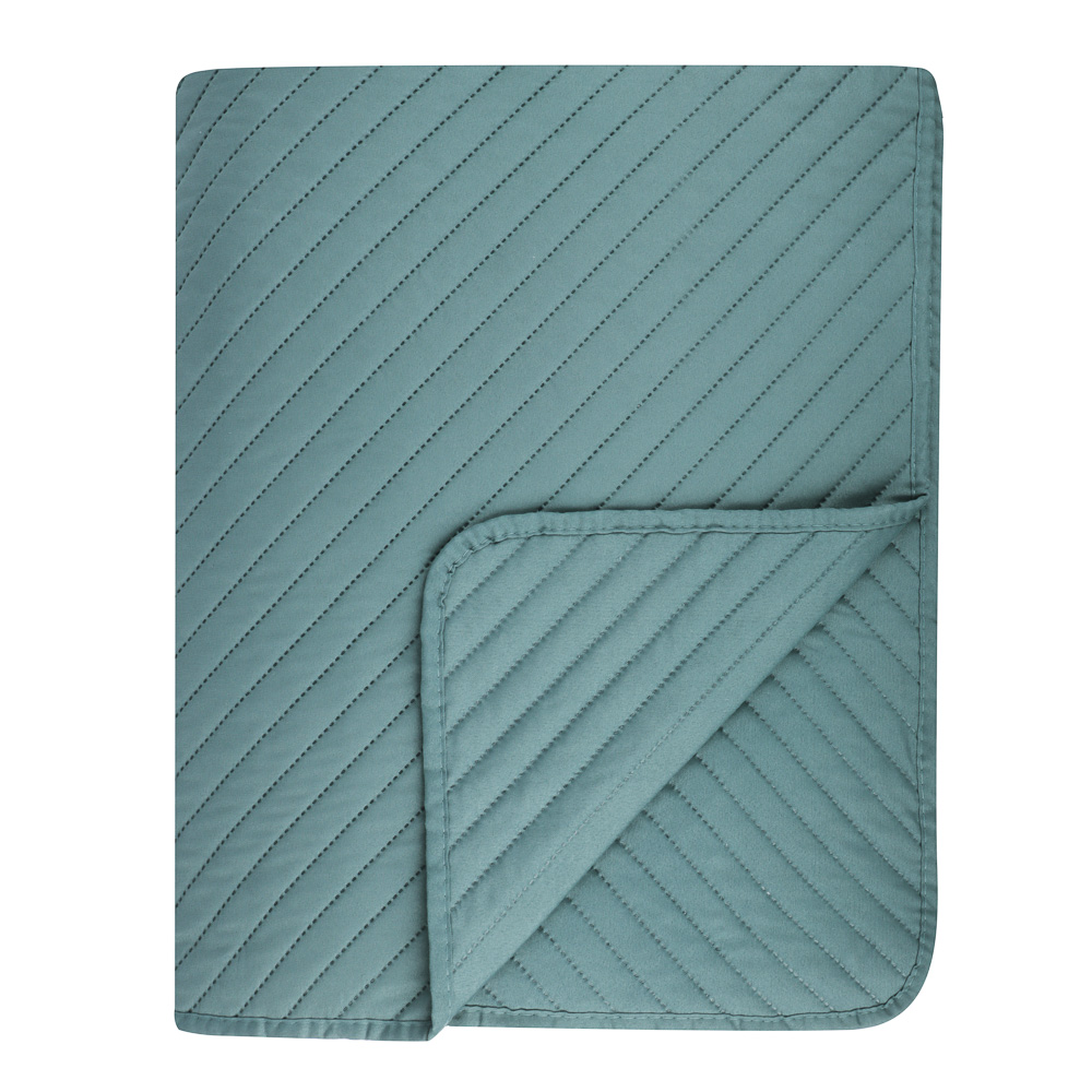 PROVANCE Покрывало стеганое однотонное 200х220см, 100% полиэстер, 2 цвета, арт.№ 486-061