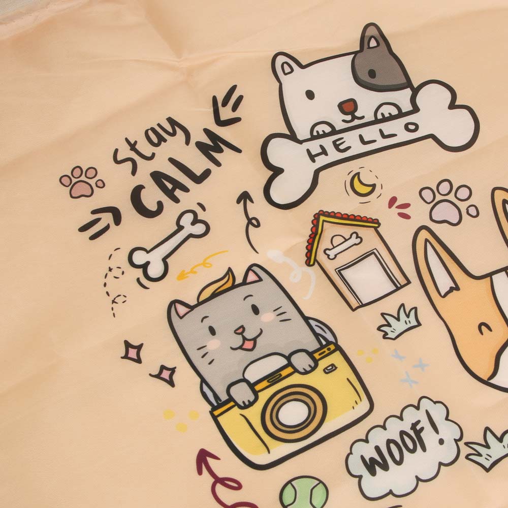 Мешок для сменной обуви на завязках, 40х47см, "Минисо Стайл", полиэстер, ОПП пакет, арт.№ 524-326