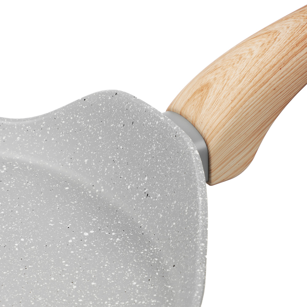 SATOSHI Берг Сковорода литая блинная d24см, антипригарное покрытие Мрамор, индукция, арт.№ 846-739