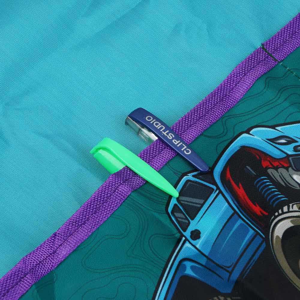 МОНСТР ТРАК Фартук для труда на завязках, 45х54см, улучшенный полиэстер, 2 кармана, с нарукавниками, арт.№ 233-111