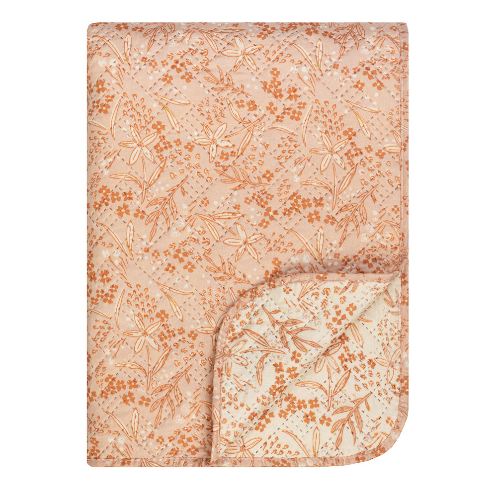 PROVANCE Карамель Покрывало стеганое 2х-стороннее 200х220см, 100% полиэстер, цветы, арт.№ 486-189