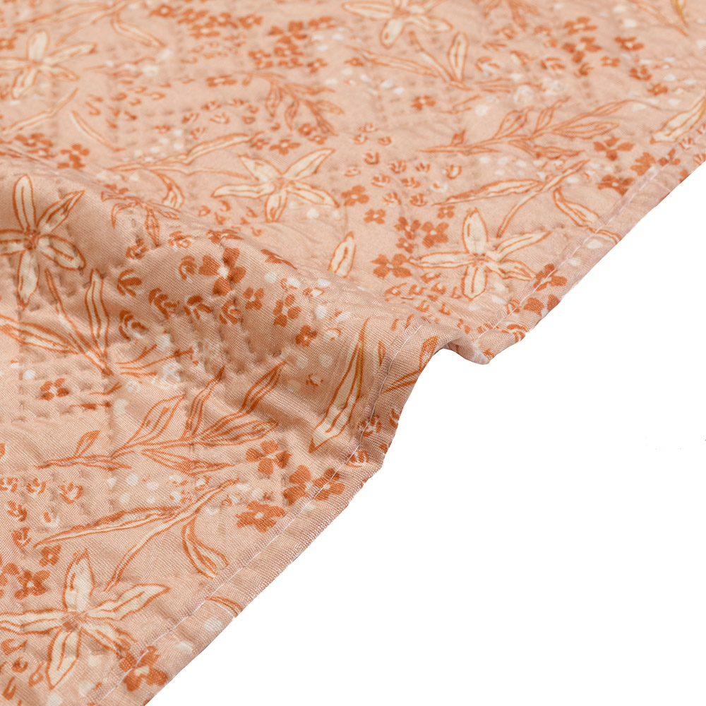 PROVANCE Карамель Покрывало стеганое 2х-стороннее 200х220см, 100% полиэстер, цветы, арт.№ 486-189