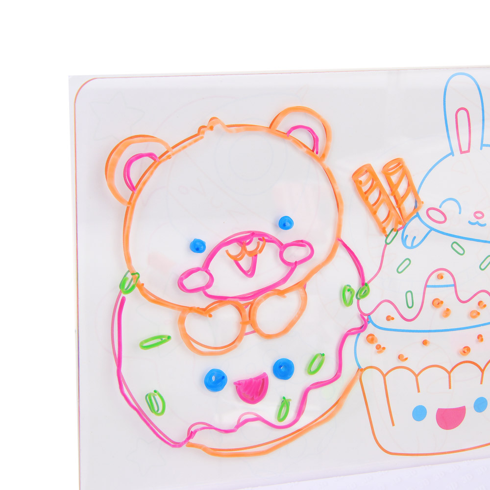 ИГРОЛЕНД 3D-планшет для рисования с подсветкой, пластик, бумага, арт.№ 280-037