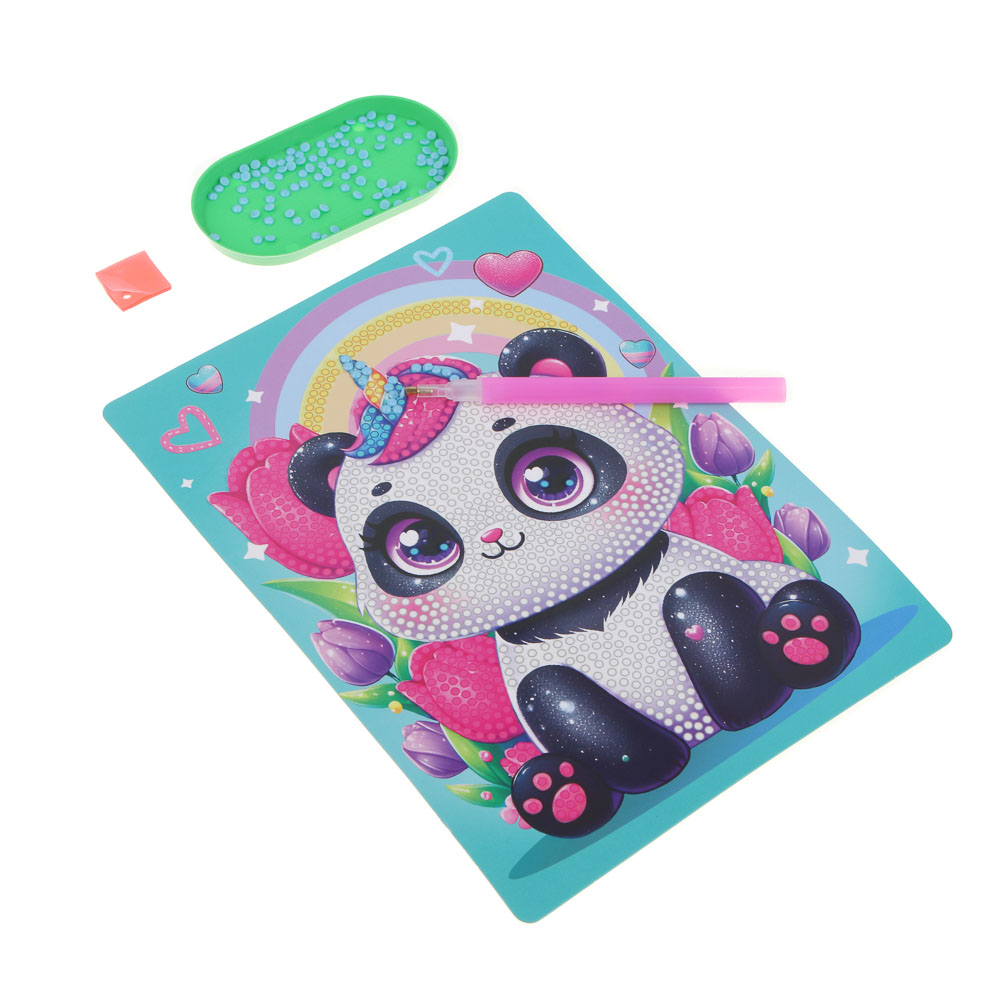 Набор для творчества Картина из страз, ХОББИХИТ, пластик, картон, 19х14,2см, арт.№ 281-280