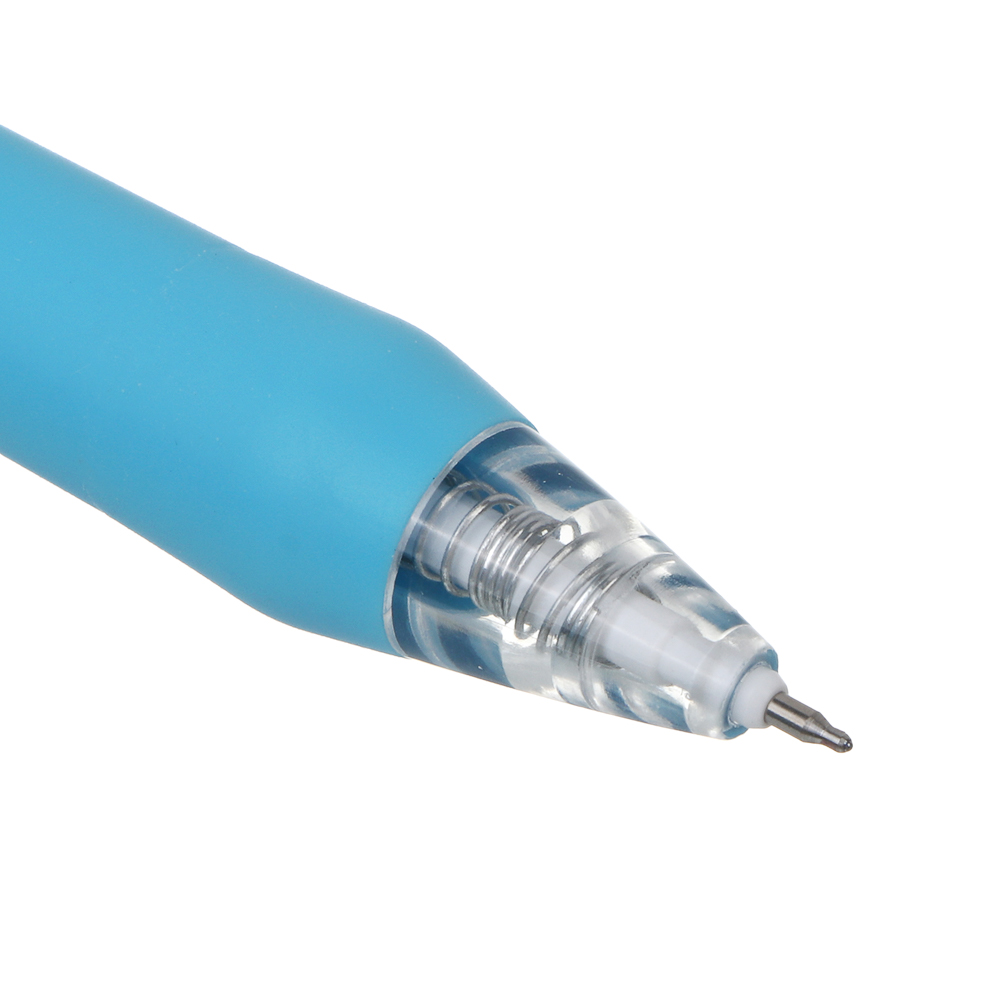 Ручка гелевая автоматическая синяя 0,5мм, "Футбол", 2 вида, шоу-бокс, арт.№ 591-301