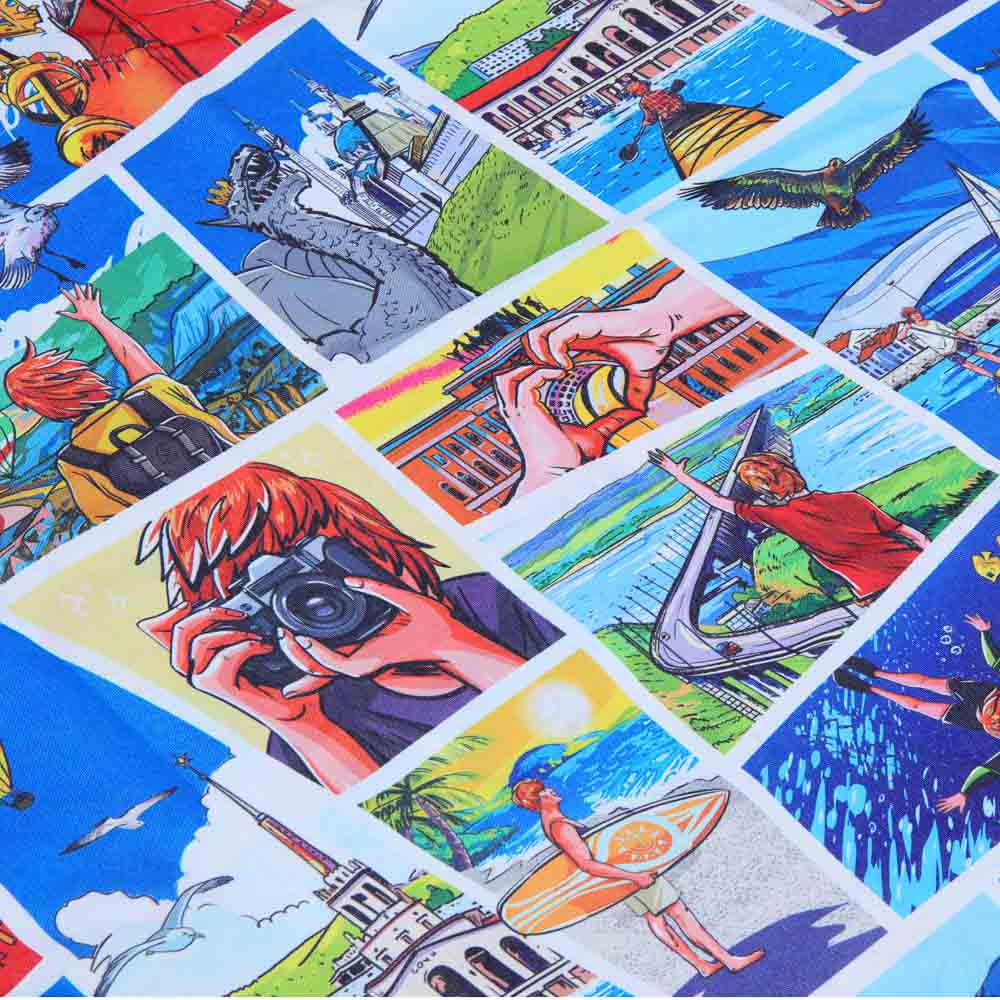 РЫЖИЙ Коврик туристический, 600D оксфорд ПВХ 1.8x1.5м, арт.№ 119-052