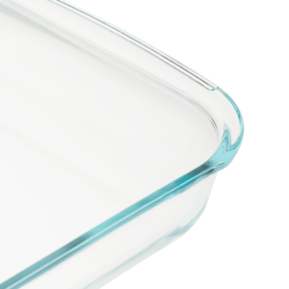 SATOSHI Форма для запекания жаропрочная прямоугольная, с ручками, стекло, 39,3х23,6х5,2см, 3л, арт.№ 825-023