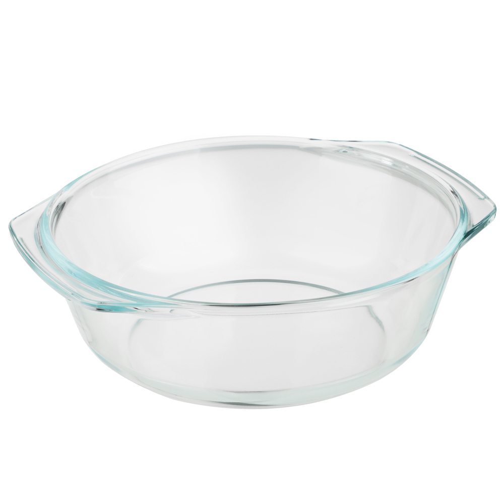 SATOSHI Кастрюля жаропрочная с крышкой, стекло, 26,7х22,7х10,6см, 2л, арт.№ 825-029