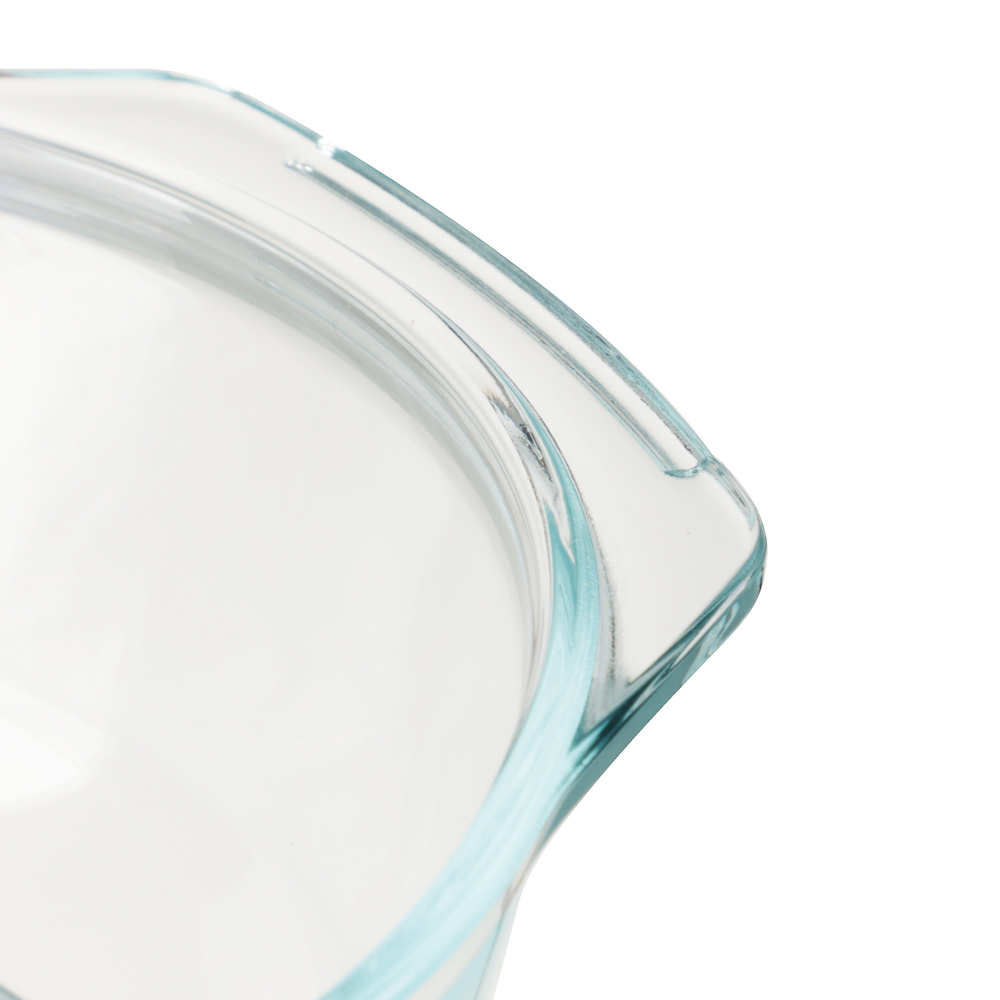 SATOSHI Кастрюля жаропрочная с крышкой, стекло, 26,7х22,7х10,6см, 2л, арт.№ 825-029