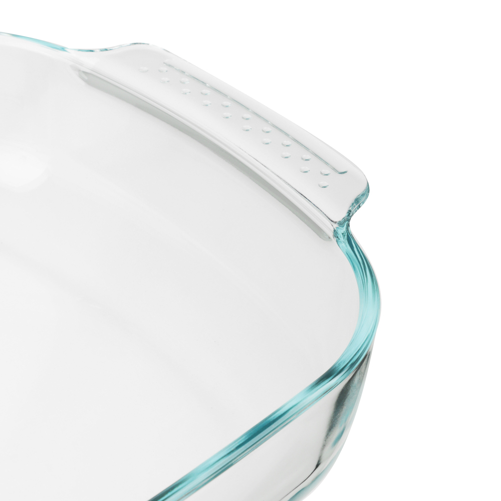 SATOSHI Форма для запекания жаропрочная прямоугольная, с ручками, стекло, 38х25,5х6,5см, 3,8л, арт.№ 825-032