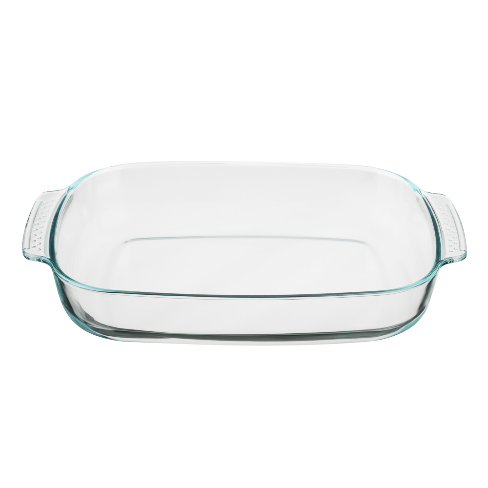 SATOSHI Форма для запекания жаропрочная прямоугольная, с ручками, стекло, 38х25,5х6,5см, 3,8л, арт.№ 825-032