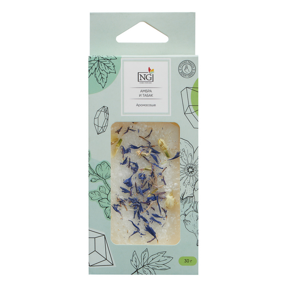 NEW GALAXY Ароматизатор Саше, 30гр, ЦветочныйЩербет, АмбраТабак, НежнаяРоза, ВишняМиндаль, арт.№ 778-191