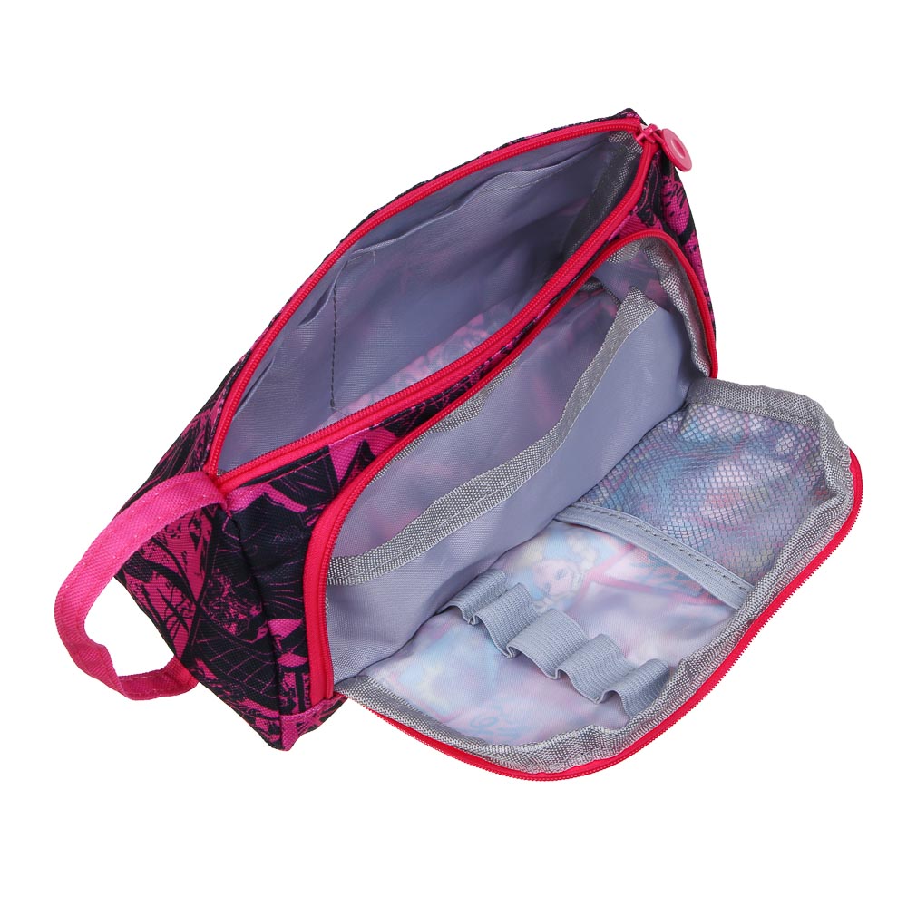 Пенал школьный треугольный 20,5х10х8 см BY Русские Супергерои "Заря", 2 отделения, объемный до 70 предметов, арт.№ 801-066