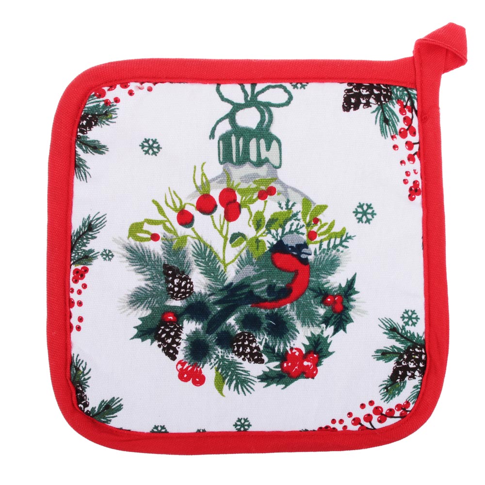 PROVANCE Снегирь Прихватка, 100% хлопок, 20х20см, арт.№ 492-108