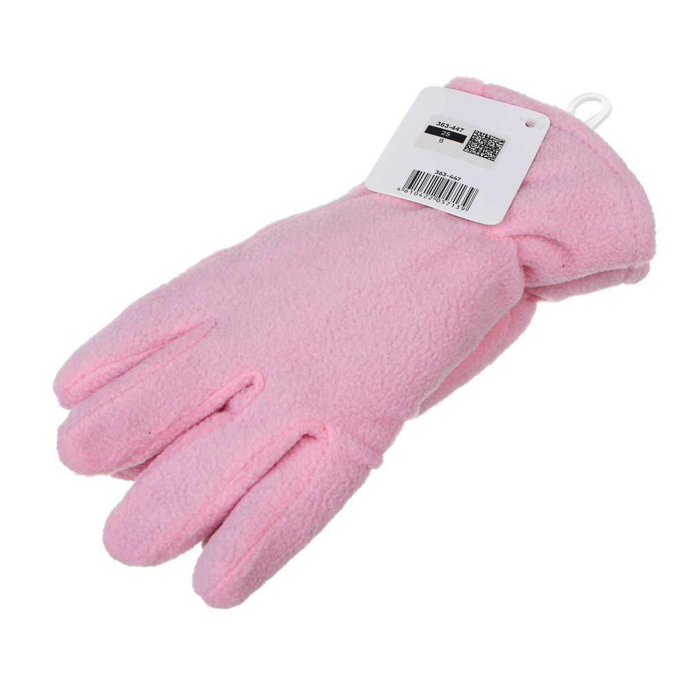 GALANTE Перчатки подростковые флисовые, р.16, 100% полиэстер, цвета в ас-те, ОЗ25-31, арт.№ 363-447