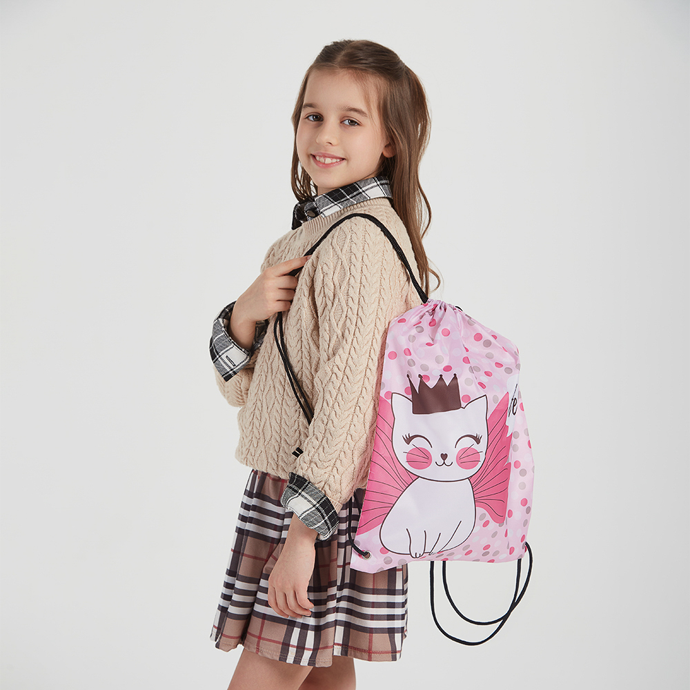 Котик с Крыльями Рюкзак шк.жесткий 39х30х15см, 2 отд., 3 карм., эрг.спинка, ручка, нашивка, вес<900г, арт.№ 254-003