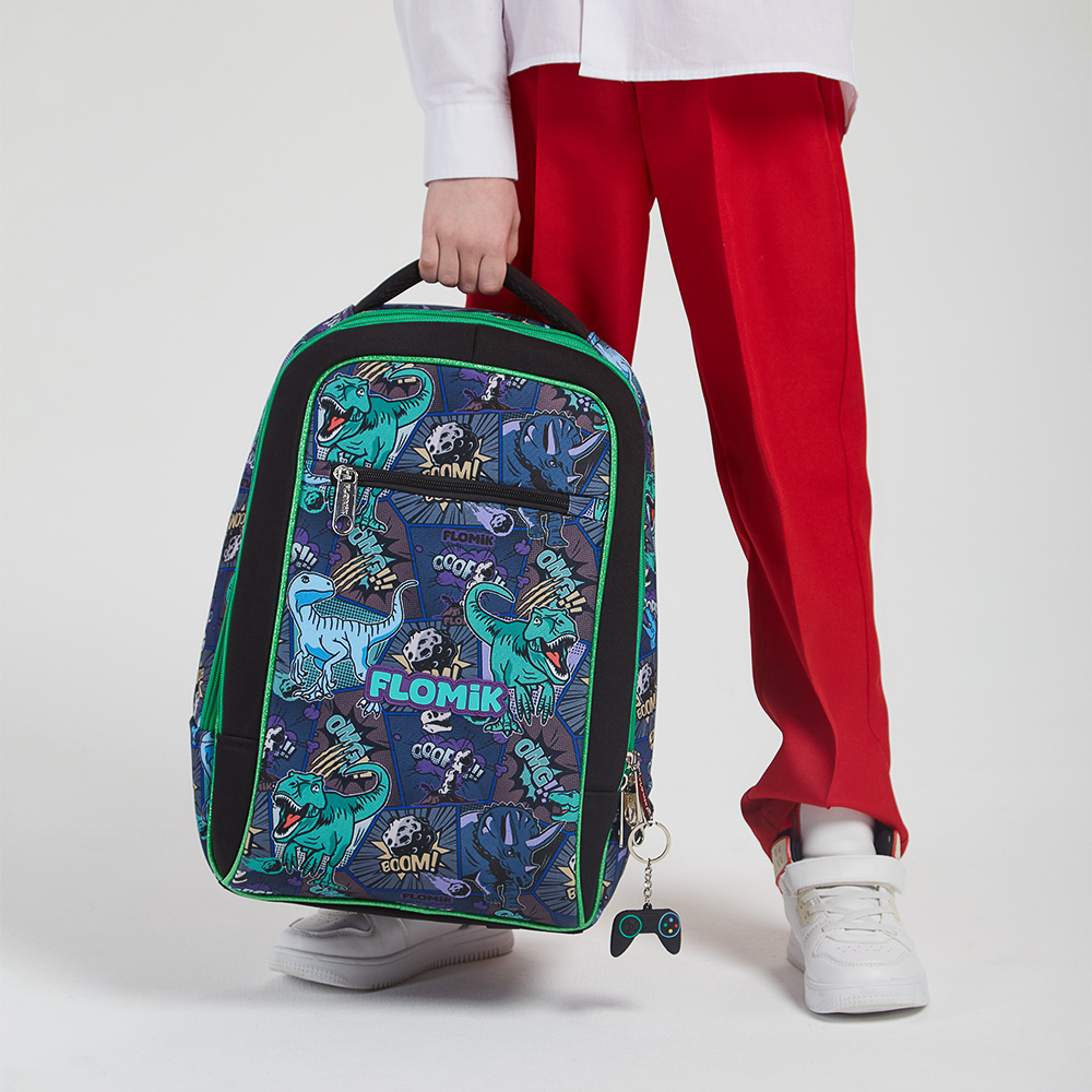 Древний мир Рюкзак школьный жесткий 39х30х15см, 2 отд., 3 карм., эрг.спинка, ручка, нашив., вес<900г, арт.№ 254-004