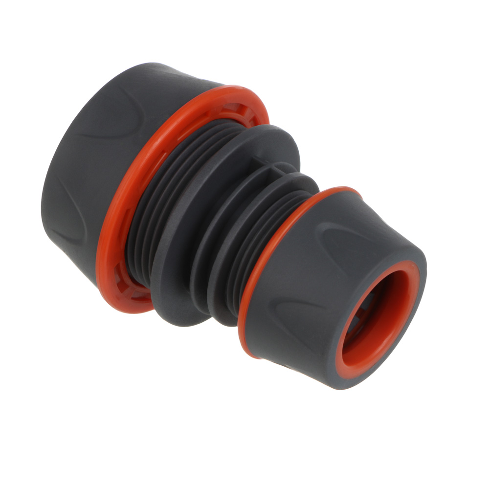 INBLOOM PROF+ Муфта ремонтная для шланга 1/2,-3/4 обрезиненное покрытие ABS, арт.№ 169-032