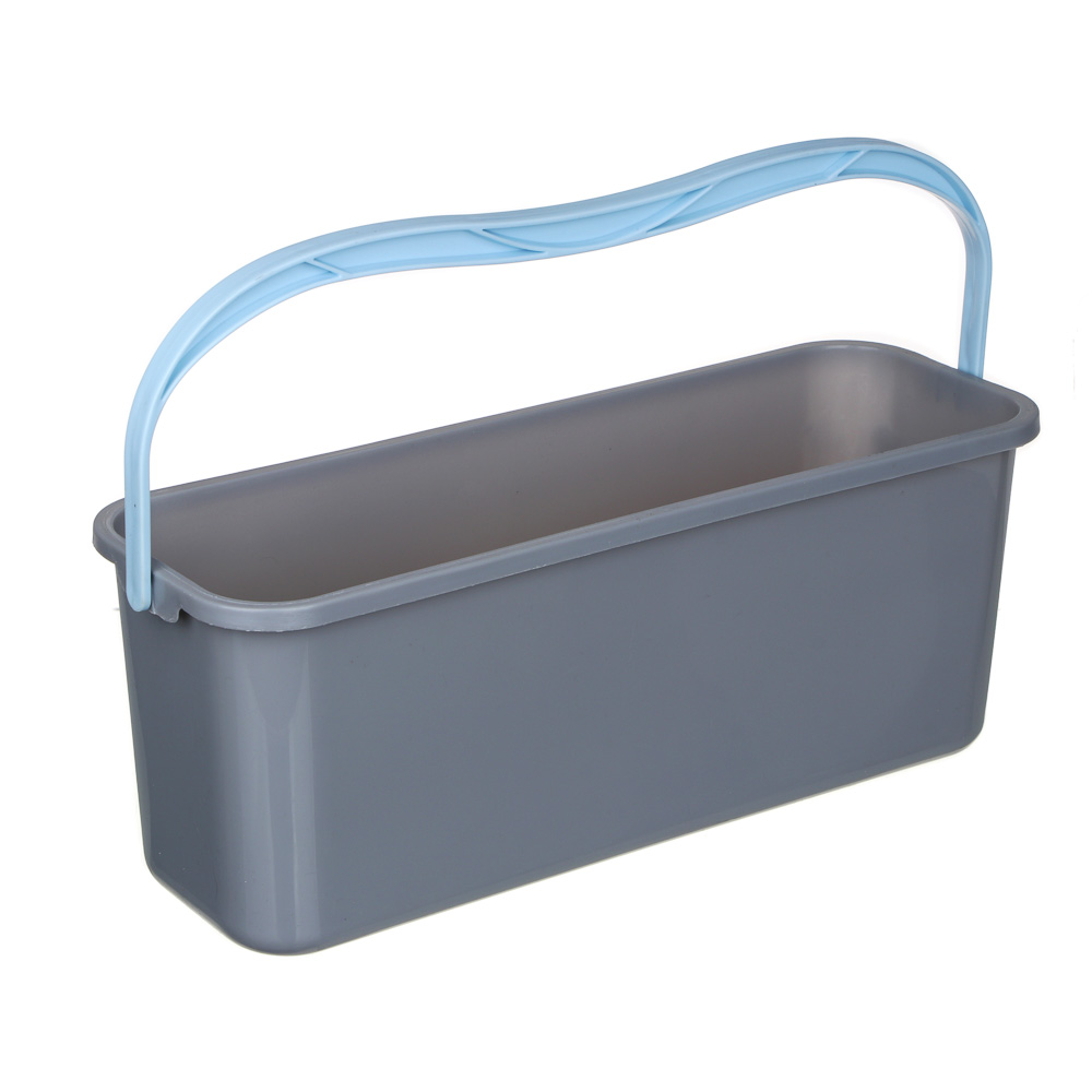 Ведро для мытья пола тм VETTA, 45х16,5х15 см, прямоугольное, пластик, арт.№ 407-011