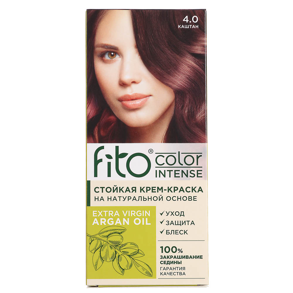 Краска для волос Fito color intense Каштан, 115мл, арт.№ 972-064