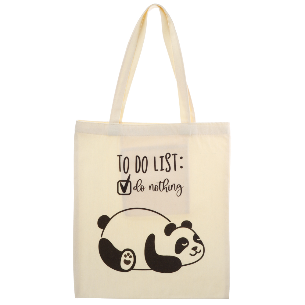 Сумка-шоппер, "Панды/Капибары", 38x42см, длина ручек 58 см, внутр. карман, полиэстер, 6 дизайнов, арт.№ 524-285