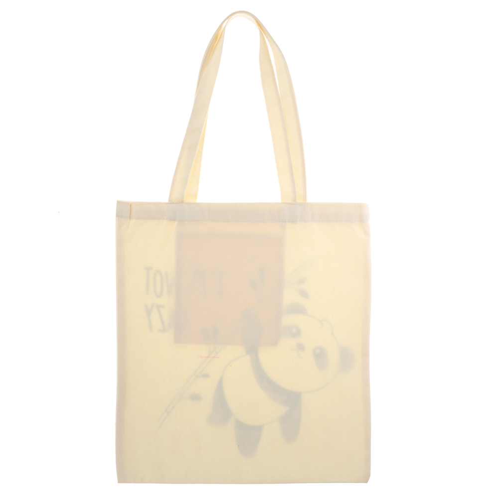 Сумка-шоппер, "Панды/Капибары", 38x42см, длина ручек 58 см, внутр. карман, полиэстер, 6 дизайнов, арт.№ 524-285