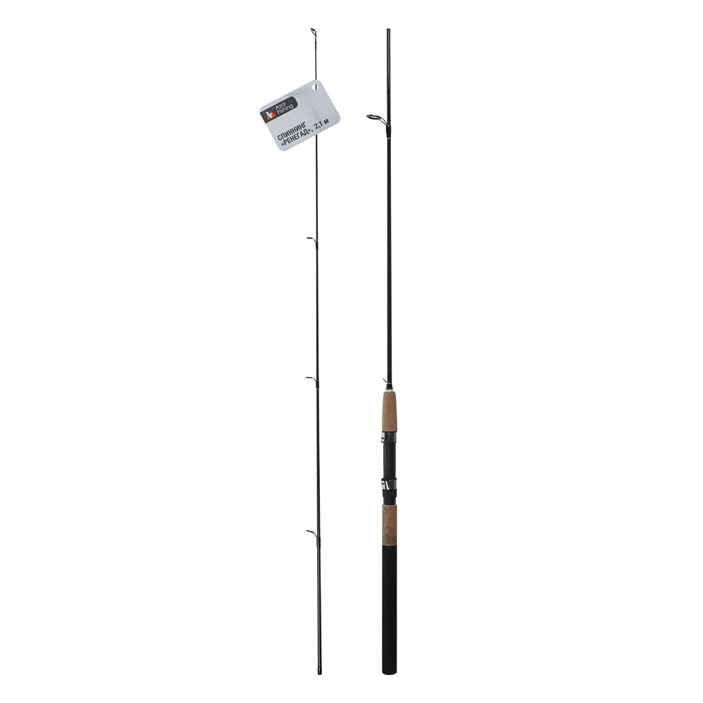 Спиннинг "Ренегад" тм AZOR FISHING, штекерный, карбон, 2,1м, тест 5-25гр., арт.№ 149-151