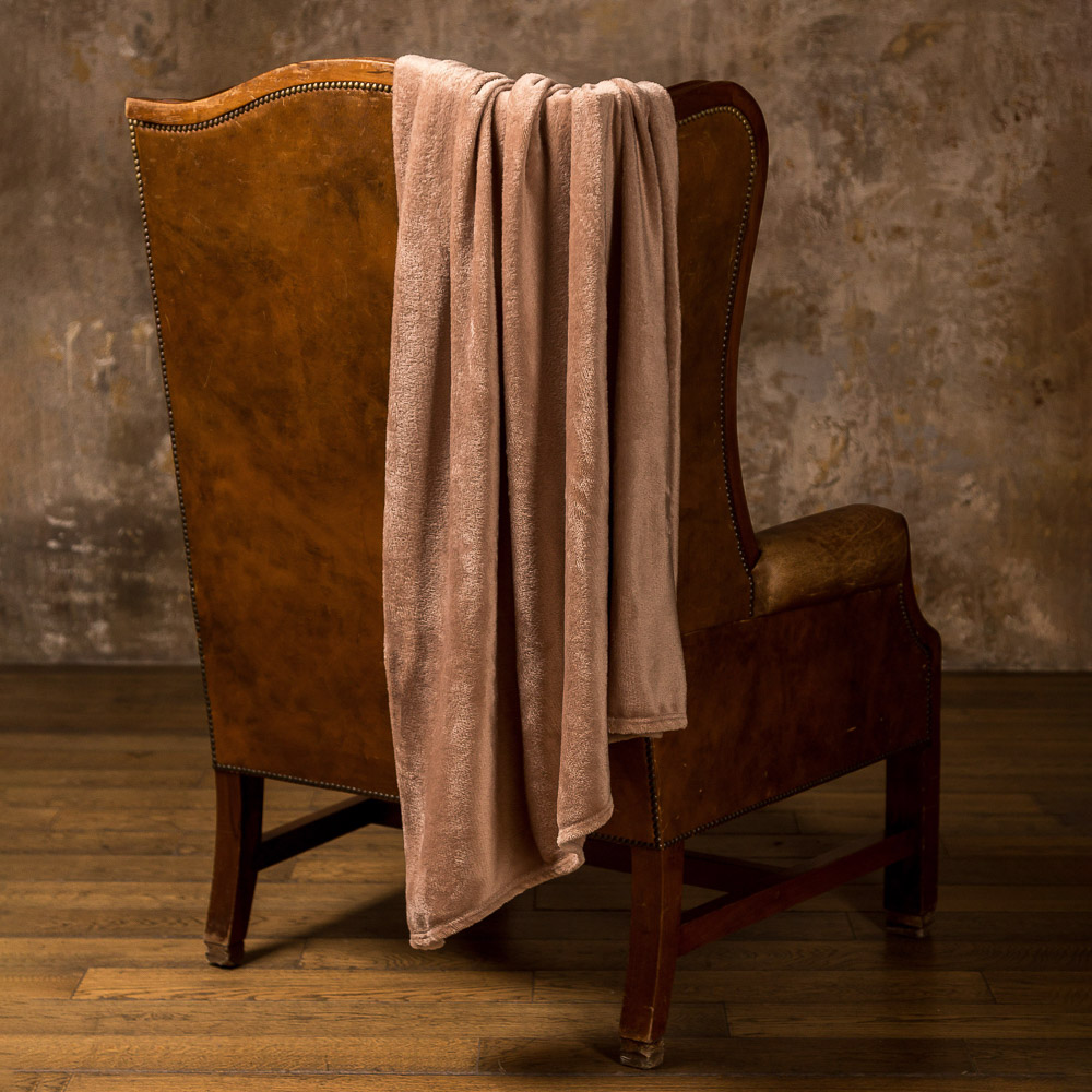 PROVANCE Плед микрофибра, 130х150см, 180гр/м, бежевый, арт.№ 486-157