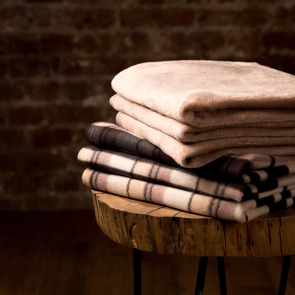 PROVANCE Плед микрофибра, 130х150см, 180гр/м, бежевый, арт.№ 486-157