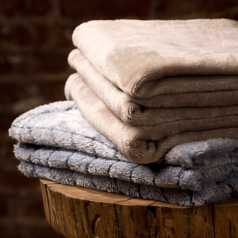 PROVANCE Плед микрофибра, 130х150см, 180гр/м, бежевый, арт.№ 486-157