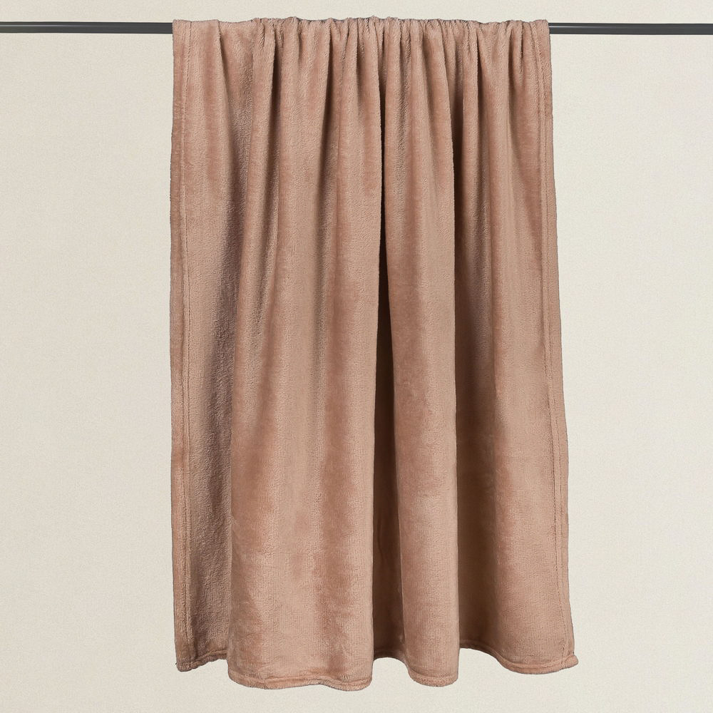 PROVANCE Плед микрофибра, 130х150см, 180гр/м, бежевый, арт.№ 486-157