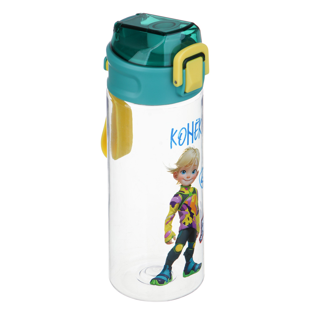 BY Русские Супергерои Бутылка спортивная, 7.3x21.3см, 600мл,"Конек", PC, PP, арт.№ 088-100