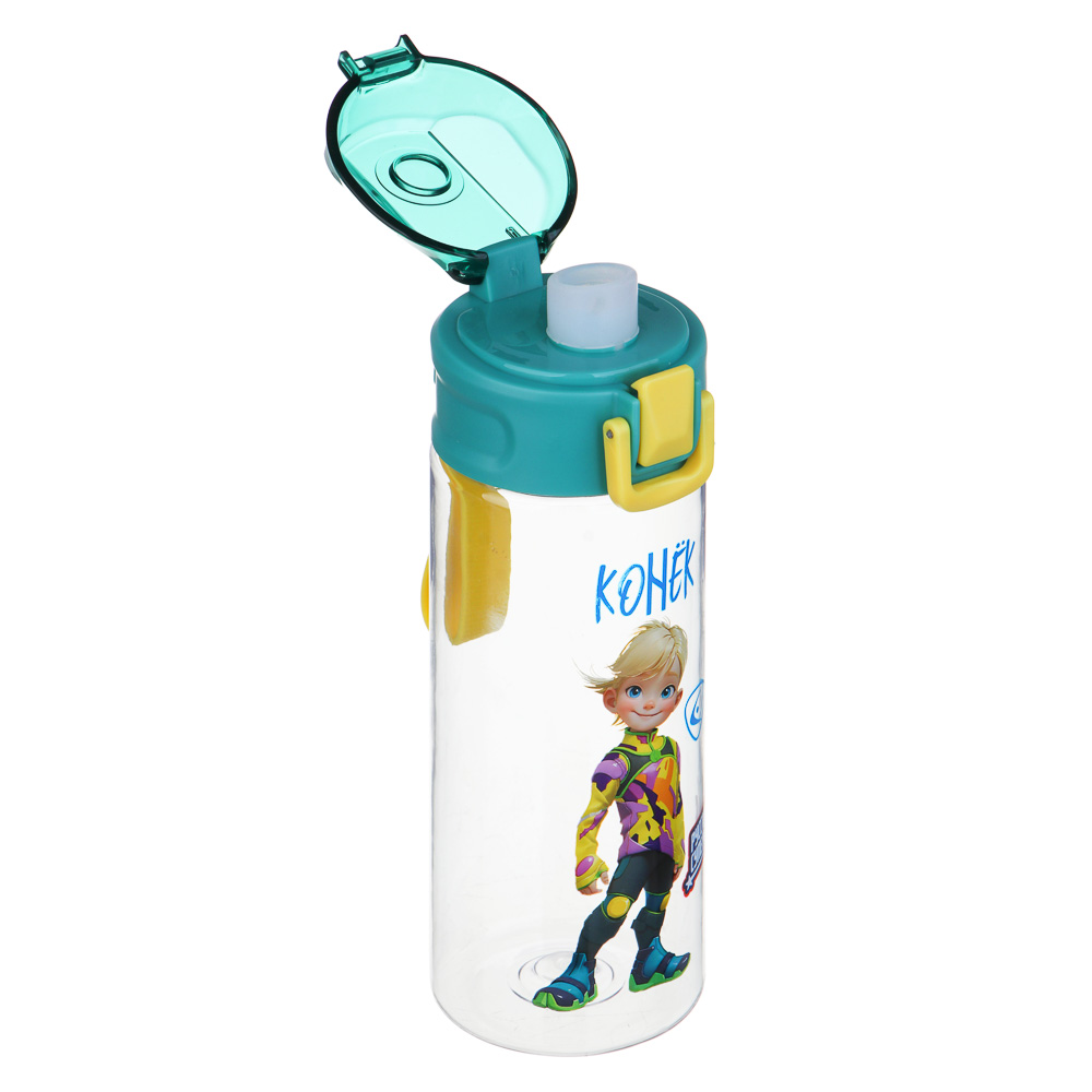 BY Русские Супергерои Бутылка спортивная, 7.3x21.3см, 600мл,"Конек", PC, PP, арт.№ 088-100