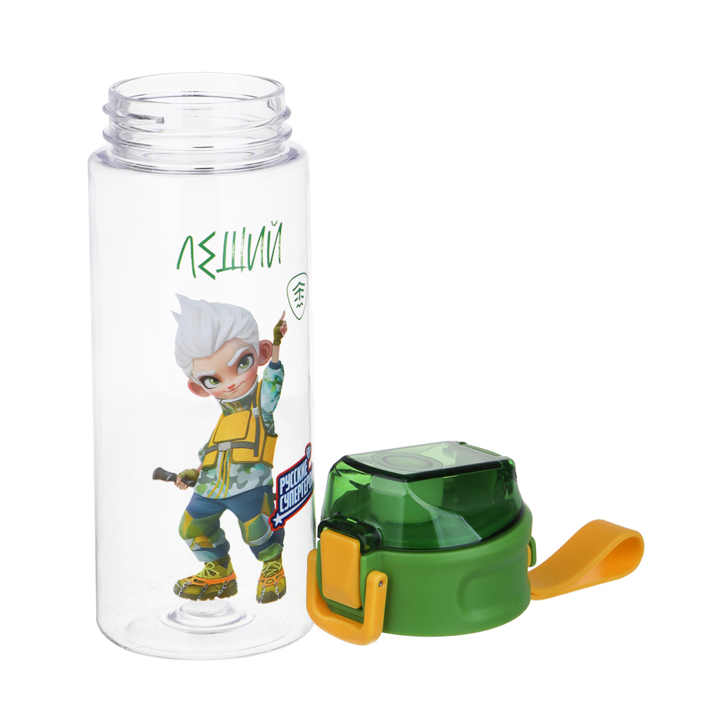 BY Русские Супергерои Бутылка спортивная, 7.3x21.3см, 600мл,"Леший", PC, PP, арт.№ 088-103