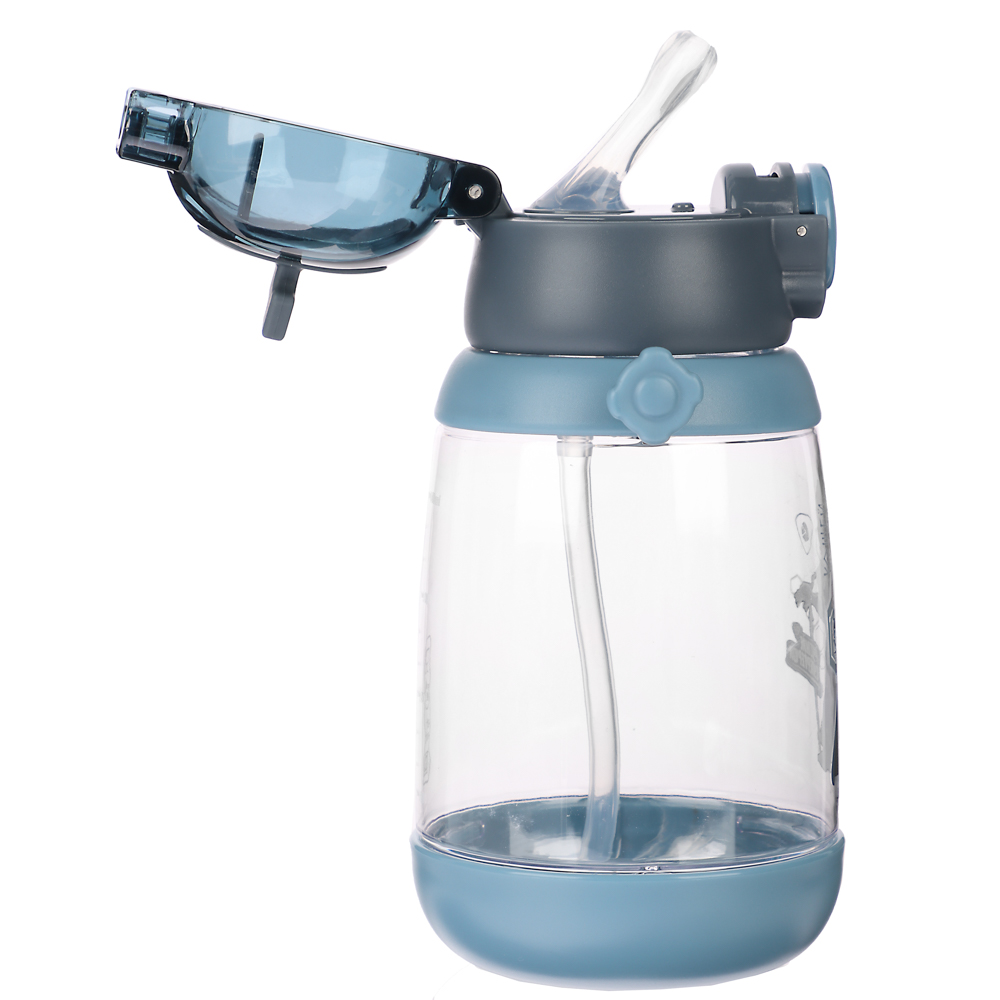 BY Русские Супергерои Бутылка детская с поильником, 8.5x19см,520мл,"Кощей" PC, PP, силикон, арт.№ 088-104