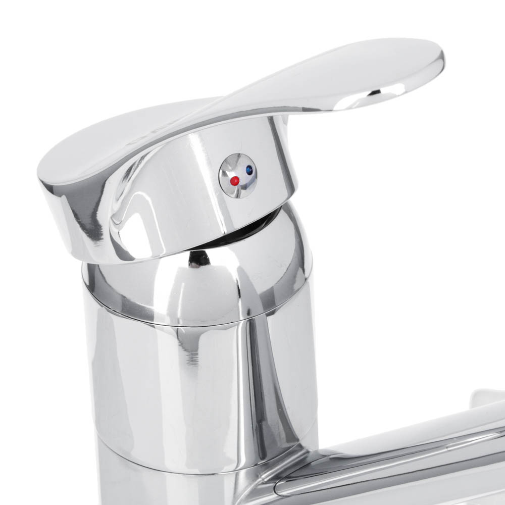 RAIN Смеситель для кухни Мира, низкий излив, картридж 40мм, латунь, хром, арт.№ 561-285