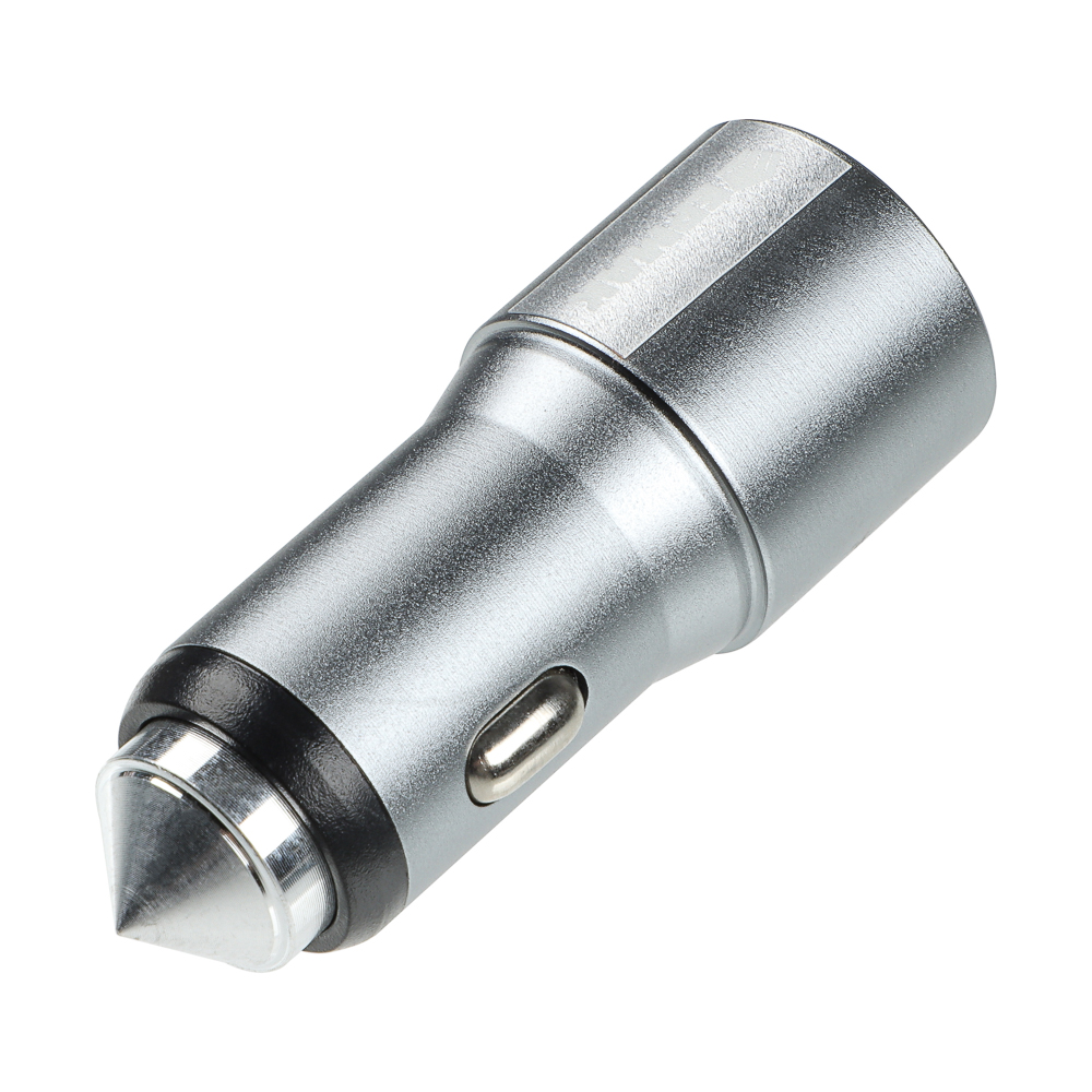 ЕРМАК Устройство зарядное автомобильное, 2 порта, 12/24В, металл, арт.№ 738-020