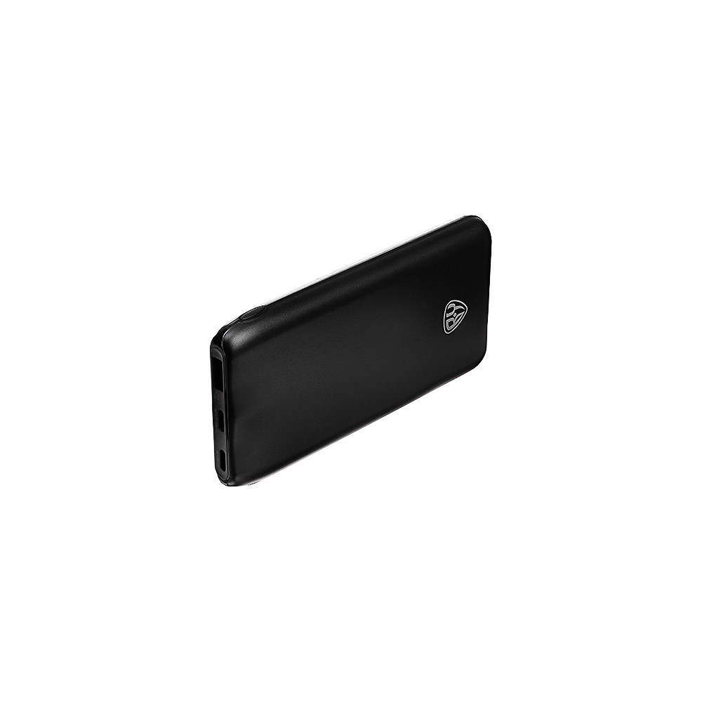Аккумулятор мобильный BY 10000мАч, 1xUSB-A, 2xUSB-C, 20W, 3A, пластик, черный, арт.№ 031-154