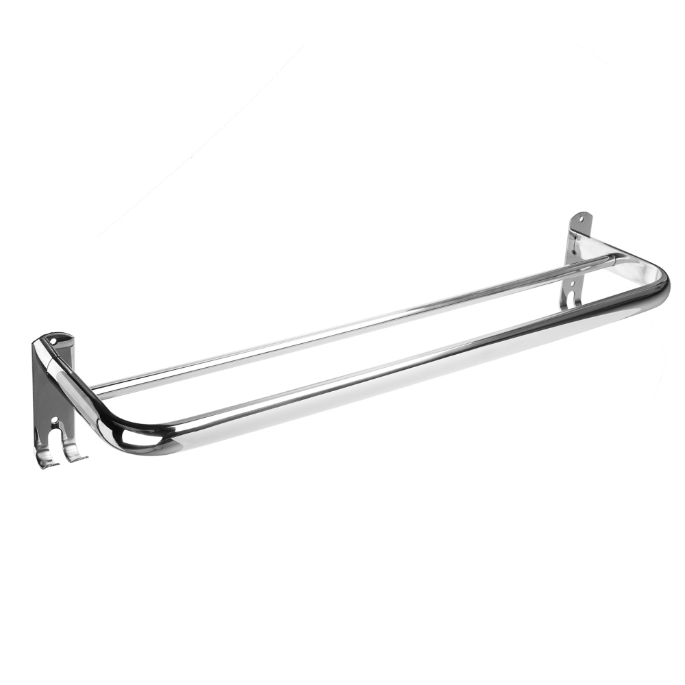 SonWelle Полка для полотенец с крючками, 60см, хром, нерж. сталь, арт.№ 542-007
