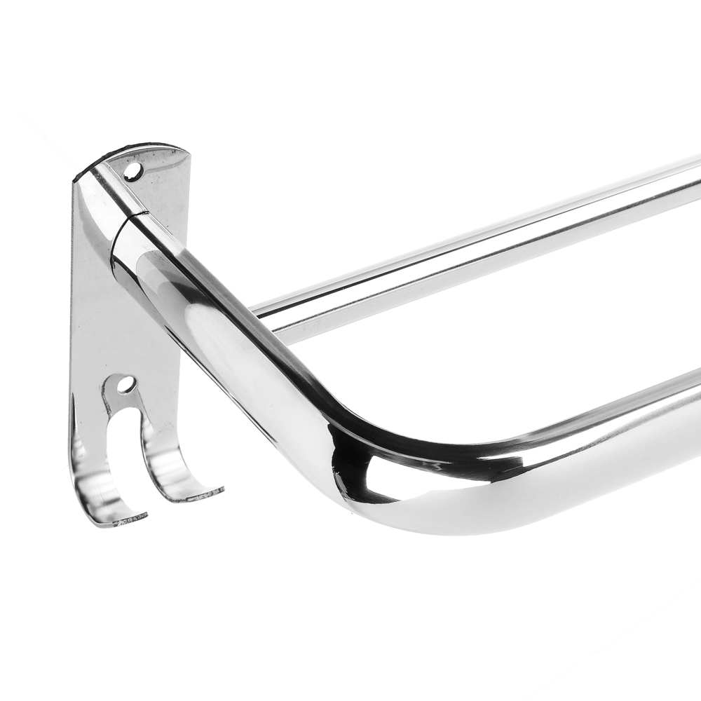 SonWelle Полка для полотенец с крючками, 60см, хром, нерж. сталь, арт.№ 542-007