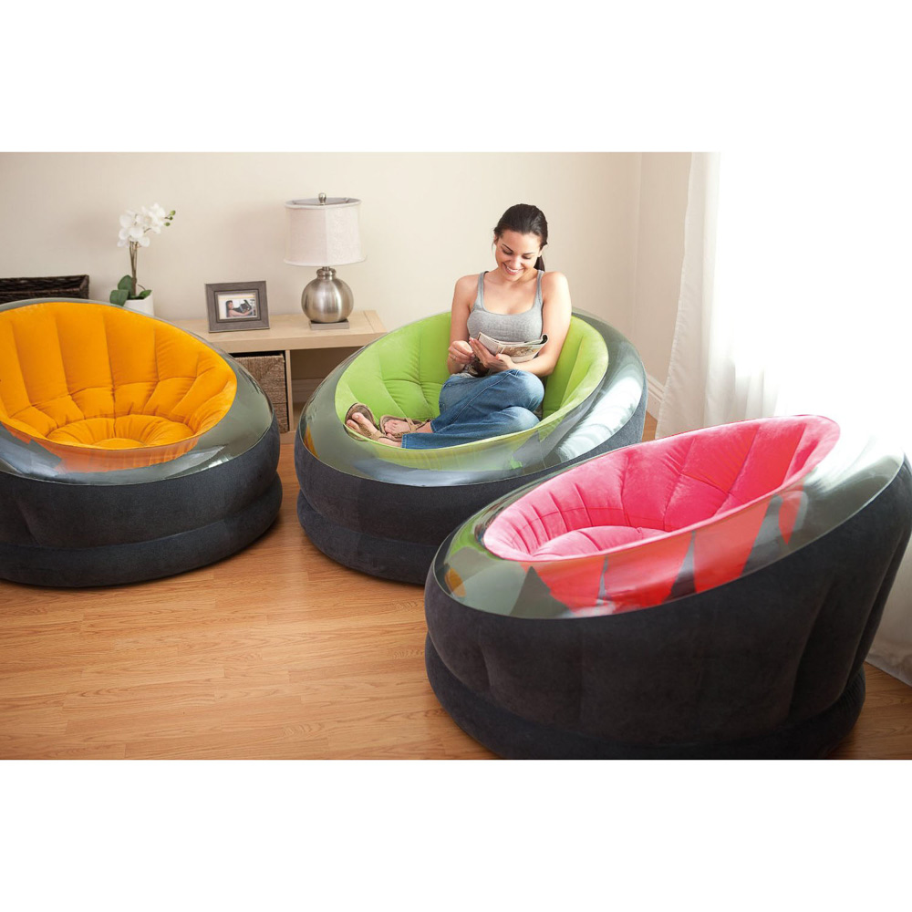 INTEX Кресло надувное EMPIRE, 112x109x69см, 3 цвета, 68582NP, арт.№ 044-011