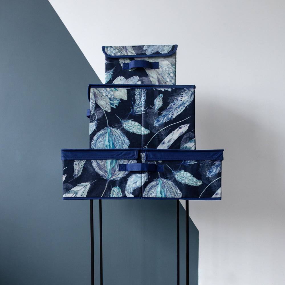 VETTA Санремо Кофр для хранения с крышкой, 28х30х16см, спанбонд, 2 дизайна, арт.№ 457-511