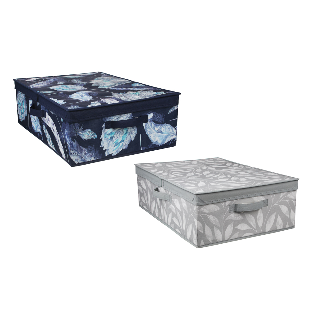 VETTA Санремо Короб большой с двойной крышкой, 40х58х18см, спанбонд, 2 дизайна, арт.№ 457-513