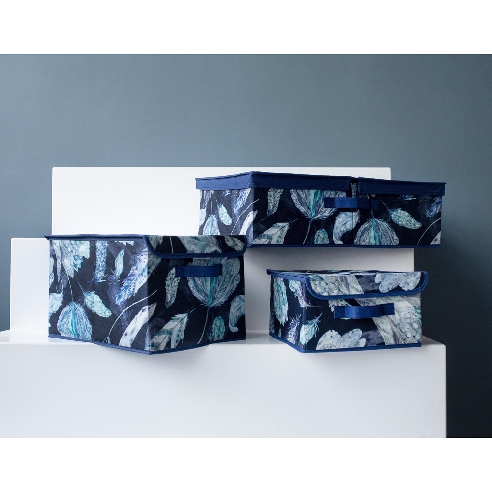 VETTA Санремо Короб большой с двойной крышкой, 40х58х18см, спанбонд, 2 дизайна, арт.№ 457-513