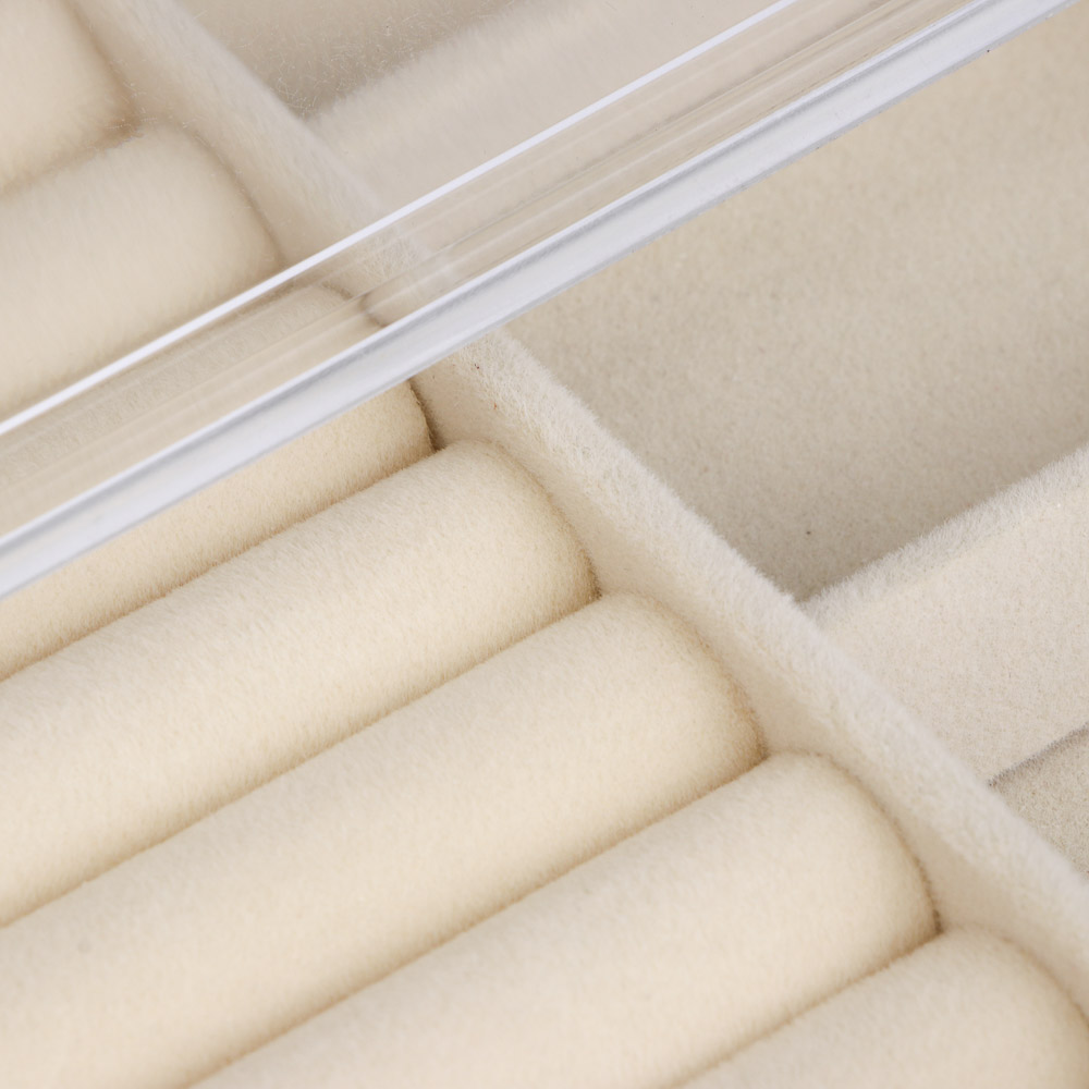 Шкатулка для украшений, 10,5x13,5x23,5 см, ПВХ, 2 цвета, арт.№ 504-953