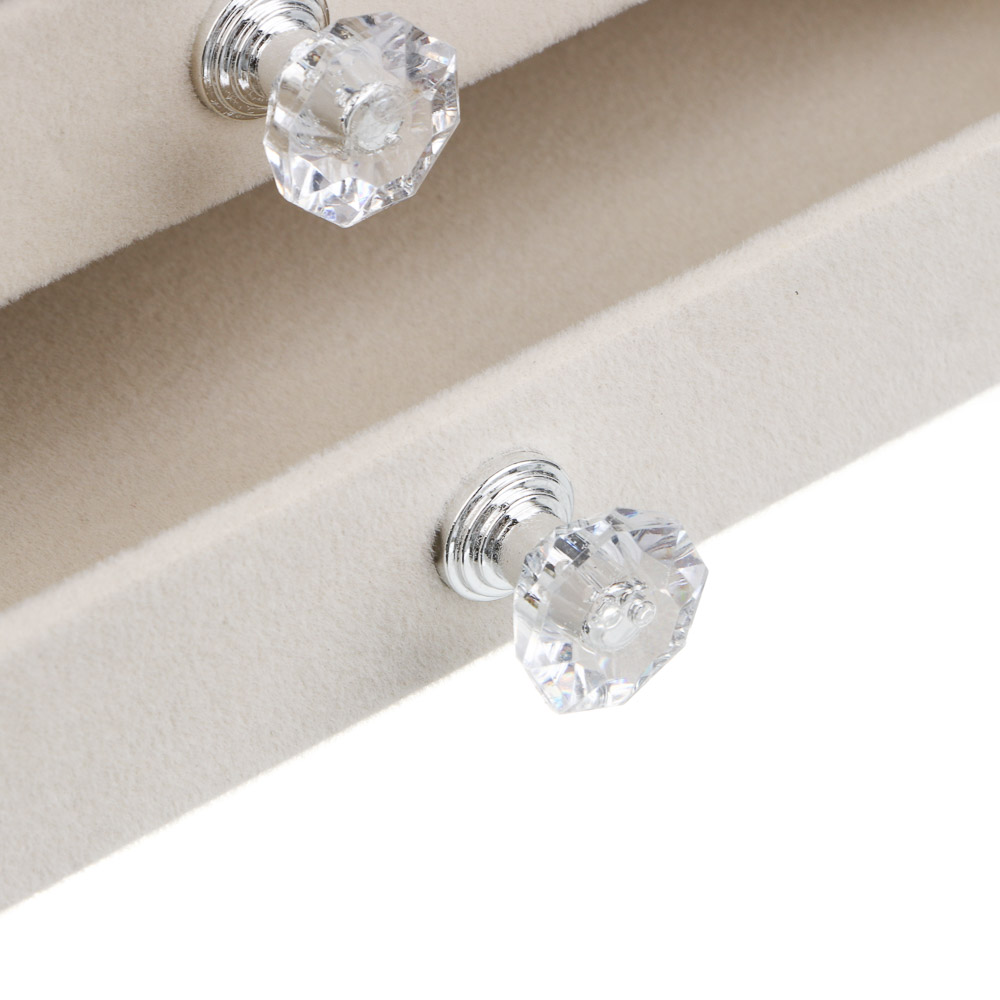 Шкатулка для украшений, 10,5x13,5x23,5 см, ПВХ, 2 цвета, арт.№ 504-953