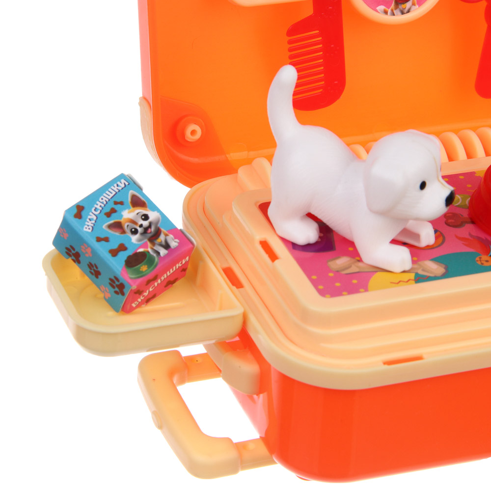 ИГРОЛЕНД Питомец с акс. в чемодане PP, ABS, 10х16х6,5 см, арт.№ 258-089